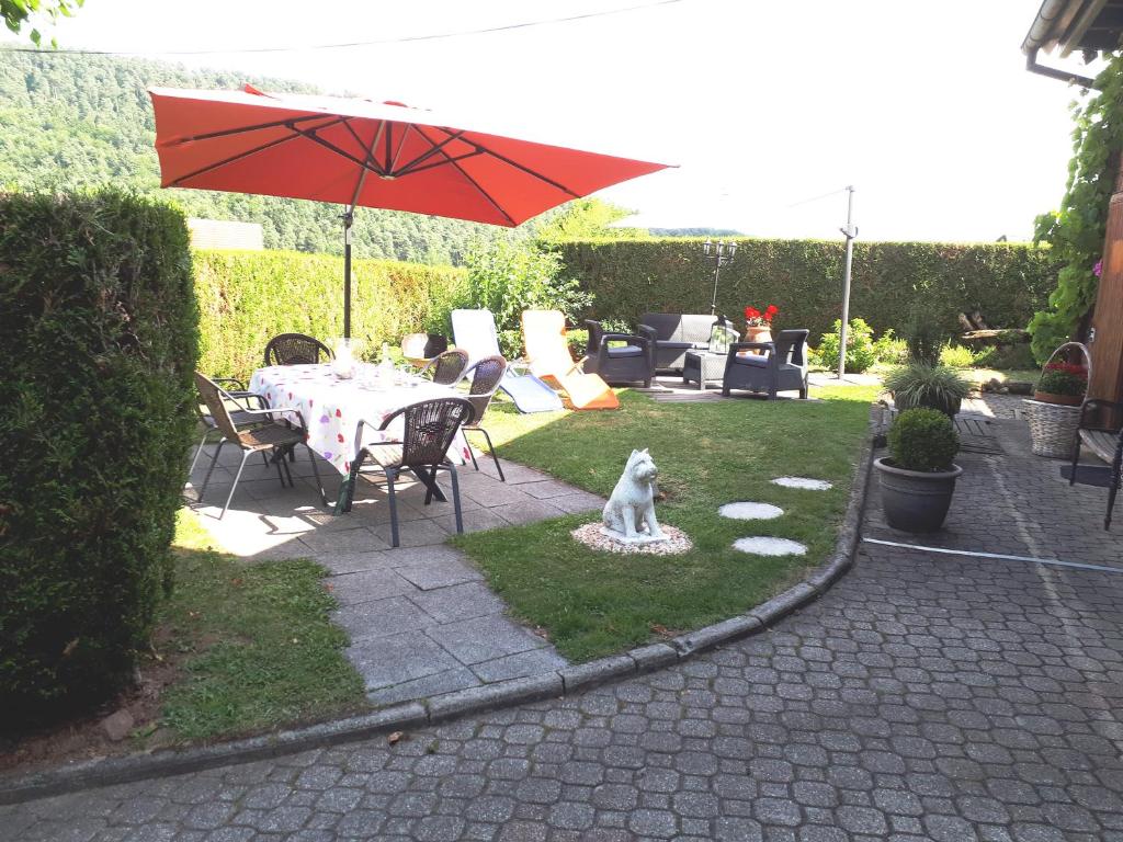 Zahrada ubytování Gîte du Windstein