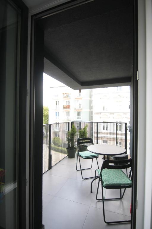 Balkón alebo terasa v ubytovaní AL-DOM apartamenty Kniewskiego 11 Kolobrzeg