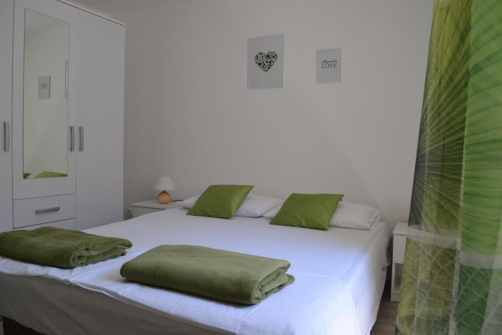 Posteľ alebo postele v izbe v ubytovaní Relaxing apartment Carpe Diem