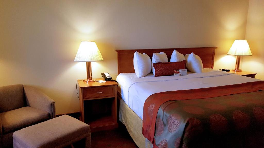 Postel nebo postele na pokoji v ubytování Ramada by Wyndham St George