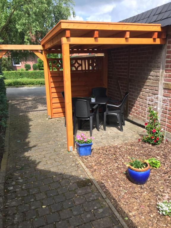 Zahrada ubytování Ferienwohnung Giese