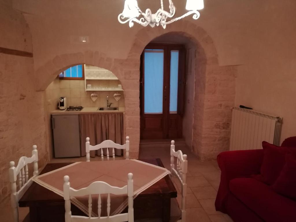 Kuchyň nebo kuchyňský kout v ubytování Resort Romano in Trulli