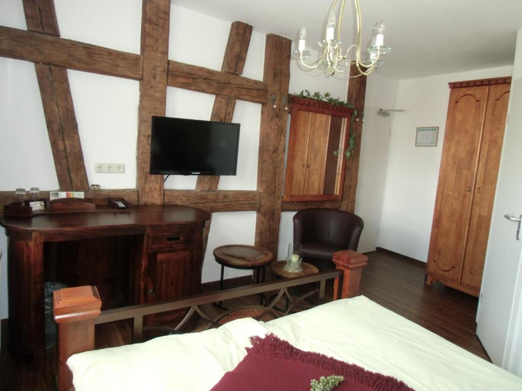 TV a/nebo společenská místnost v ubytování Hotel Trendtino