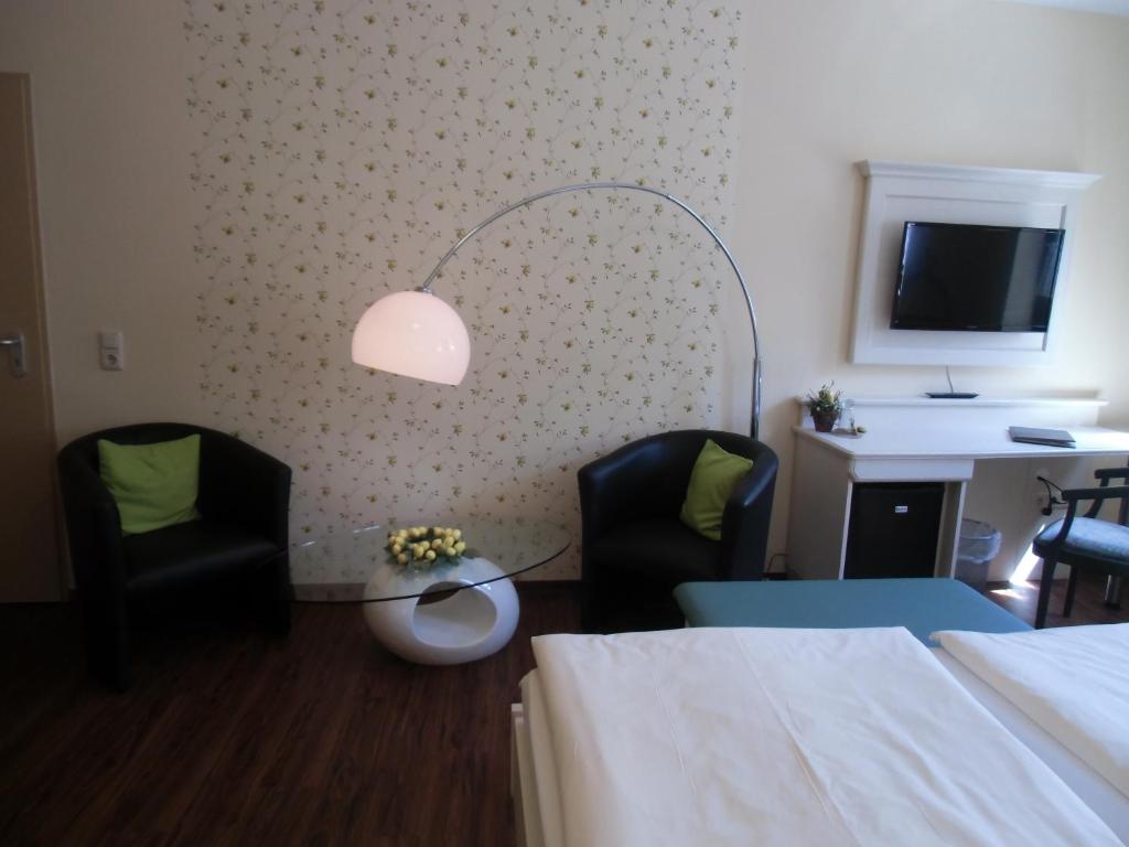 TV a/nebo společenská místnost v ubytování Hotel Trendtino