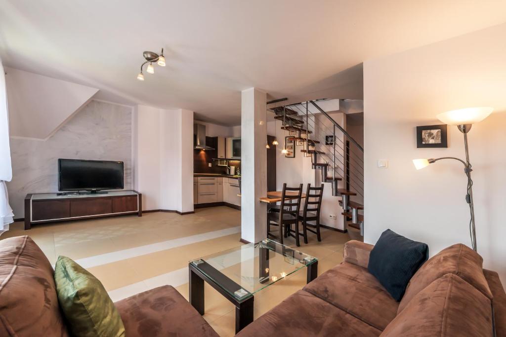 O zonă de relaxare la Apartament Soffitta