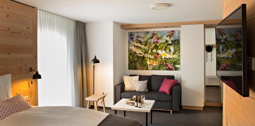 Postel nebo postele na pokoji v ubytování Landhotel Gasthaus zum Pflug