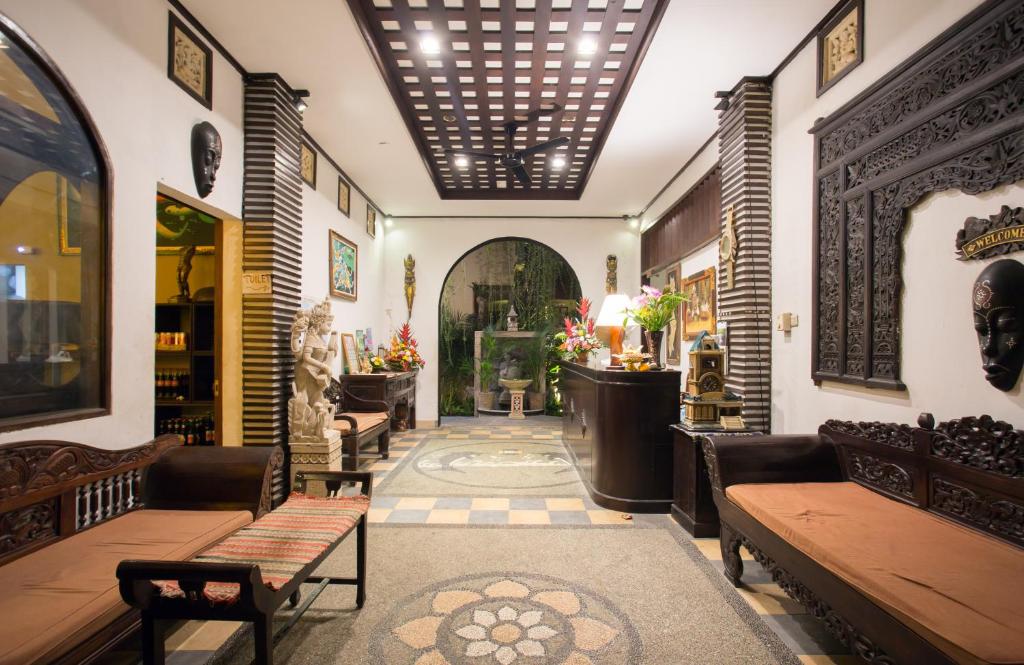 Posezení v ubytování Grand Sehati & Spa, Ubud