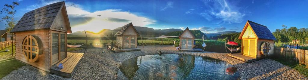 
The swimming pool at or near Green Resort Glamping
