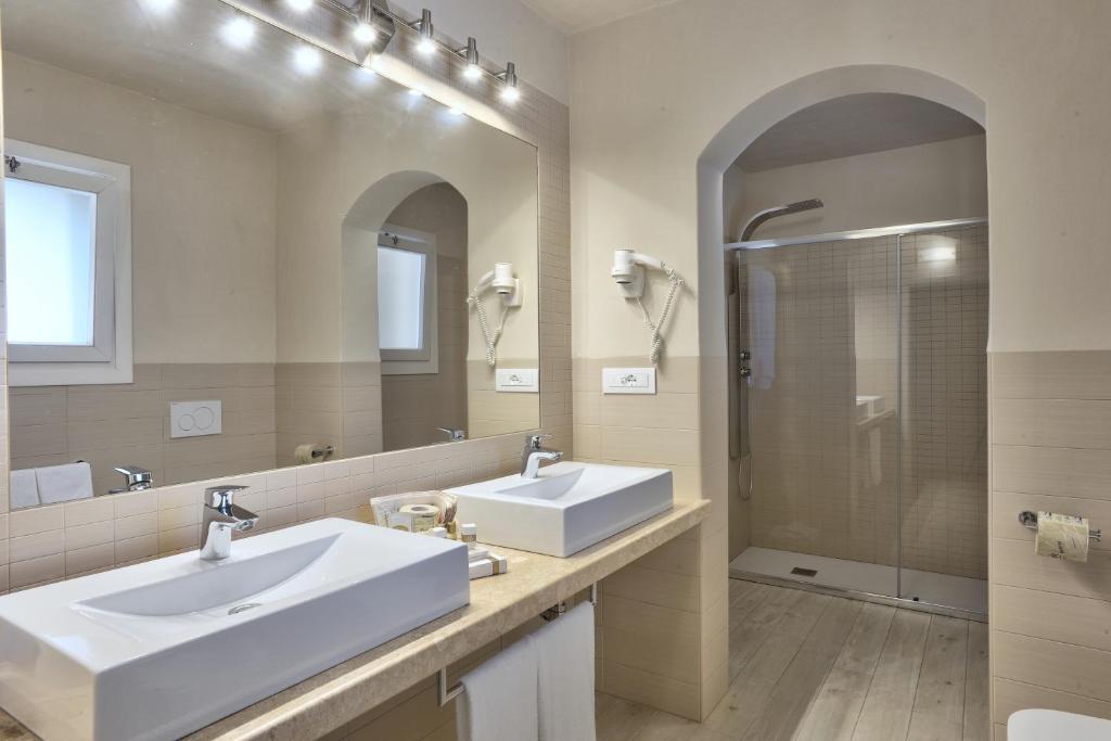 Koupelna v ubytování Hotel Nibaru