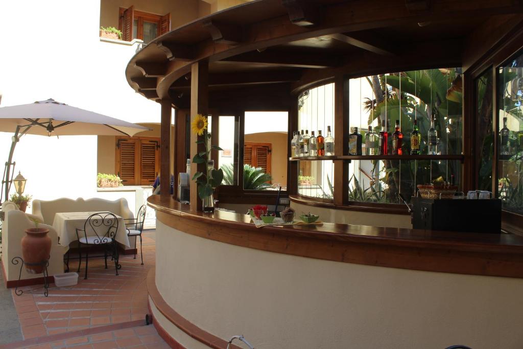 Nápoje v ubytování Hotel La Filadelfia