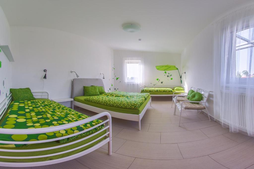 Posezení v ubytování Apartment Zelená zahrada