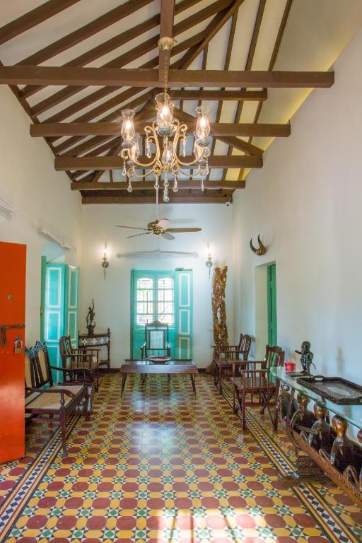 Restaurace v ubytování Lar Amorosa Boutique Hotel - Goa