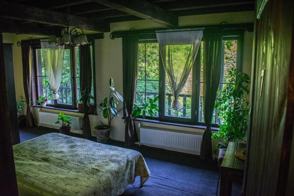 Postel nebo postele na pokoji v ubytování Guest House Verbena