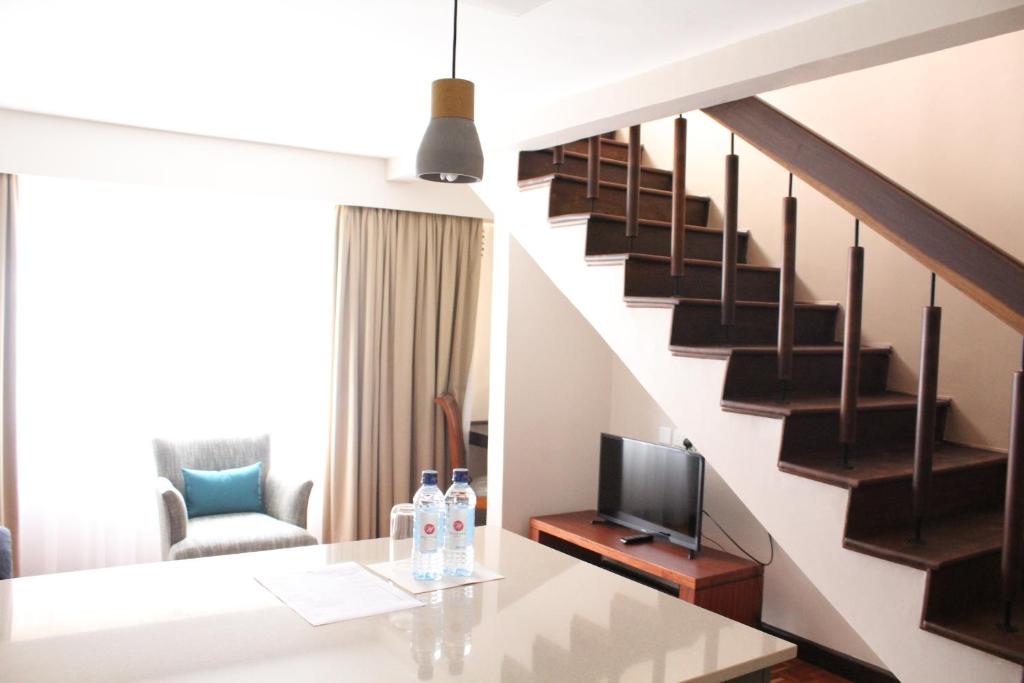Posezení v ubytování Hillpark Hotel