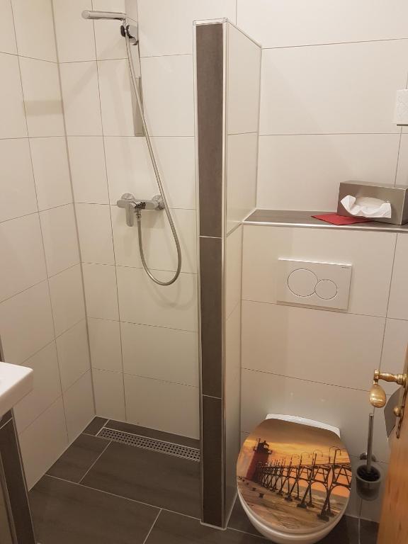 Koupelna v ubytování Hotel Schweizer Stubb