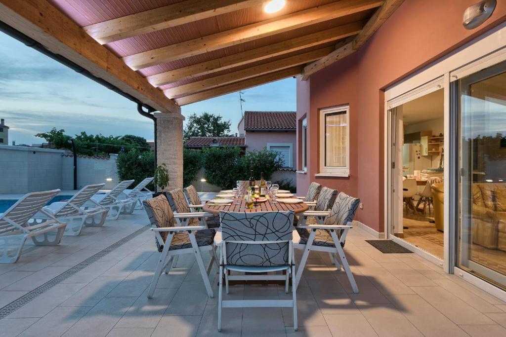 Balkón nebo terasa v ubytování Holiday Home Nikol