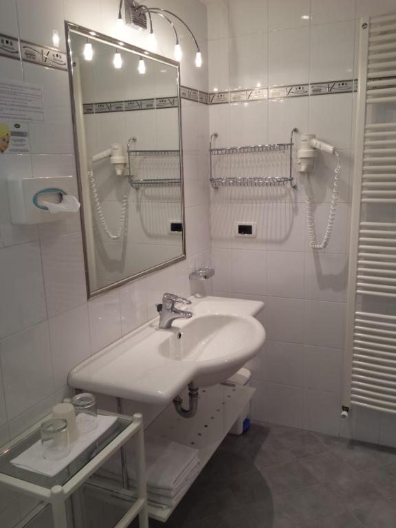 Koupelna v ubytování Garni Rubens B&B