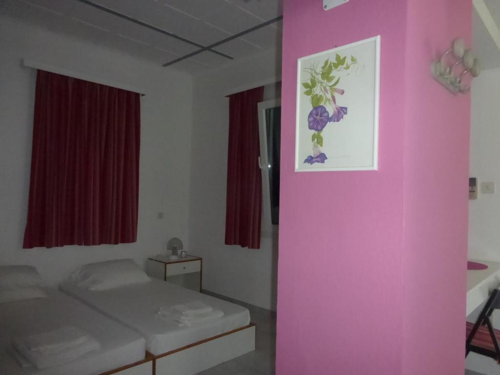 Postel nebo postele na pokoji v ubytování GK Studios