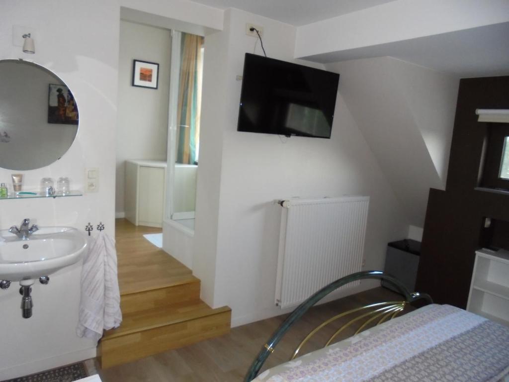 Koupelna v ubytování B&B House Caesekin