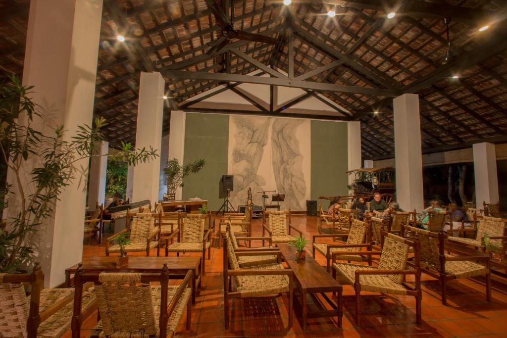 Restaurace v ubytování Sigiriya Village