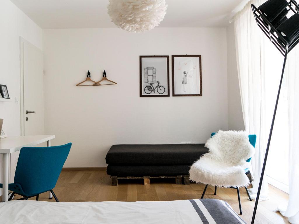 Posezení v ubytování A modern flat
