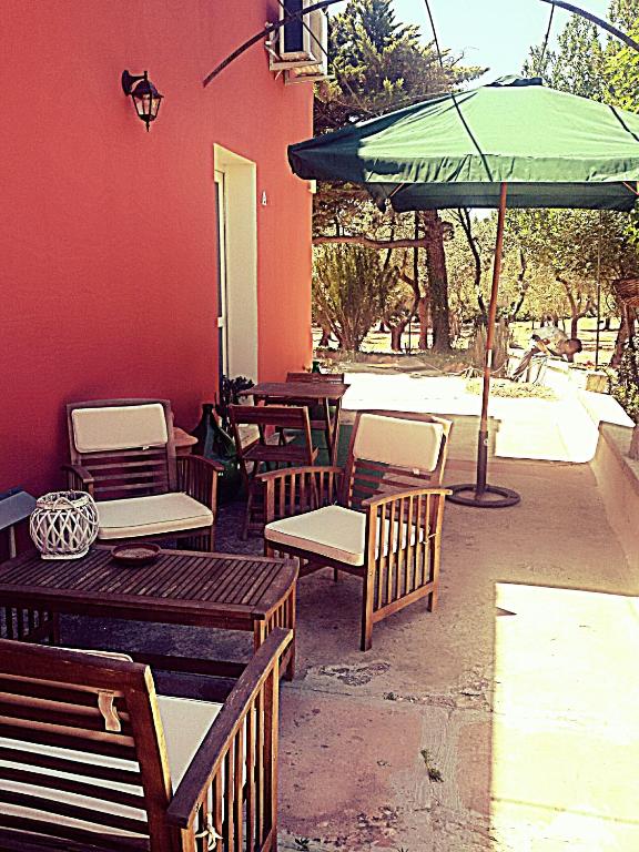 Patio nebo venkovní prostory v ubytování Il Casale dei Principi