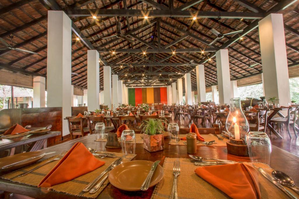 Restaurace v ubytování Sigiriya Village