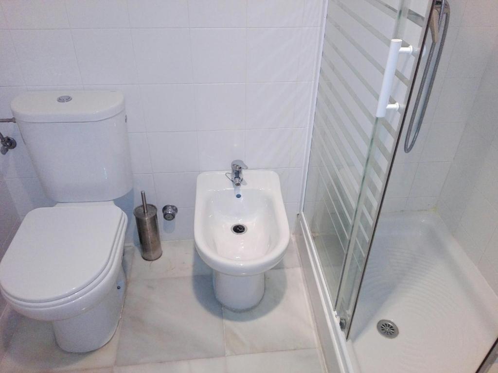 Łazienka w obiekcie Céntrico Apartamento con Patio Privado
