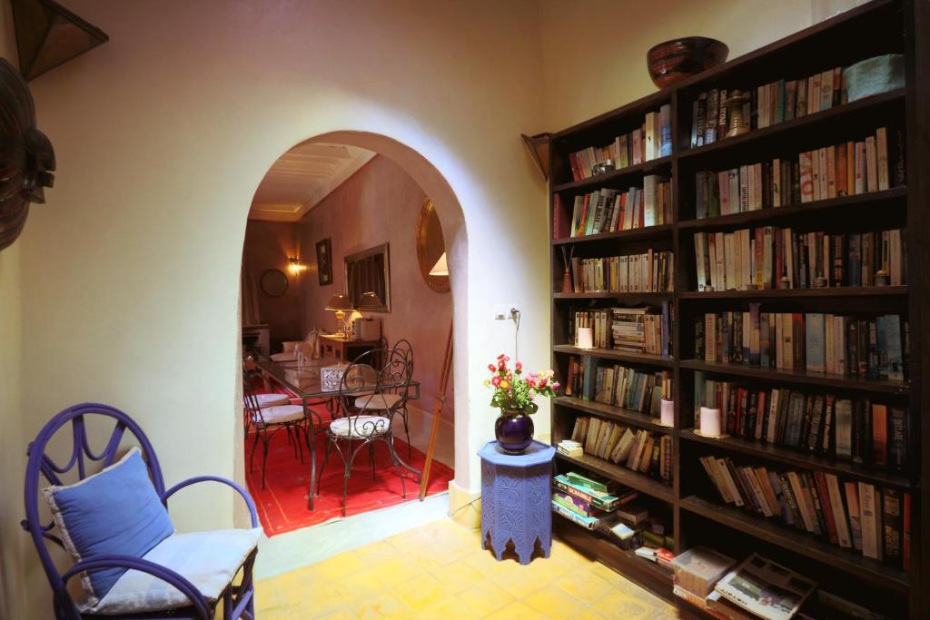 Knihovna v bed and breakfast