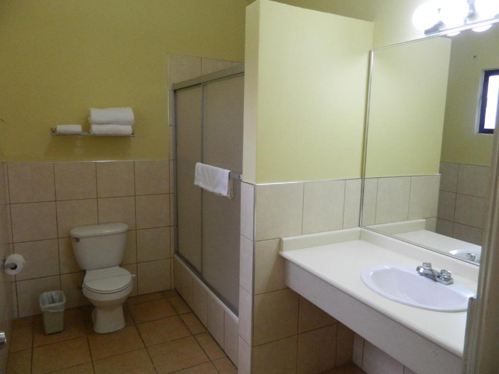 Koupelna v ubytování Hotel Santa Maria de Comayagua