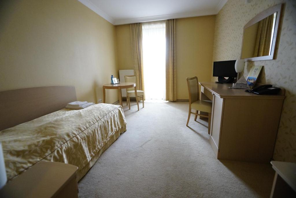 TV a/nebo společenská místnost v ubytování Hotel Fajkier