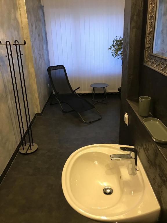 Koupelna v ubytování Suite Edin