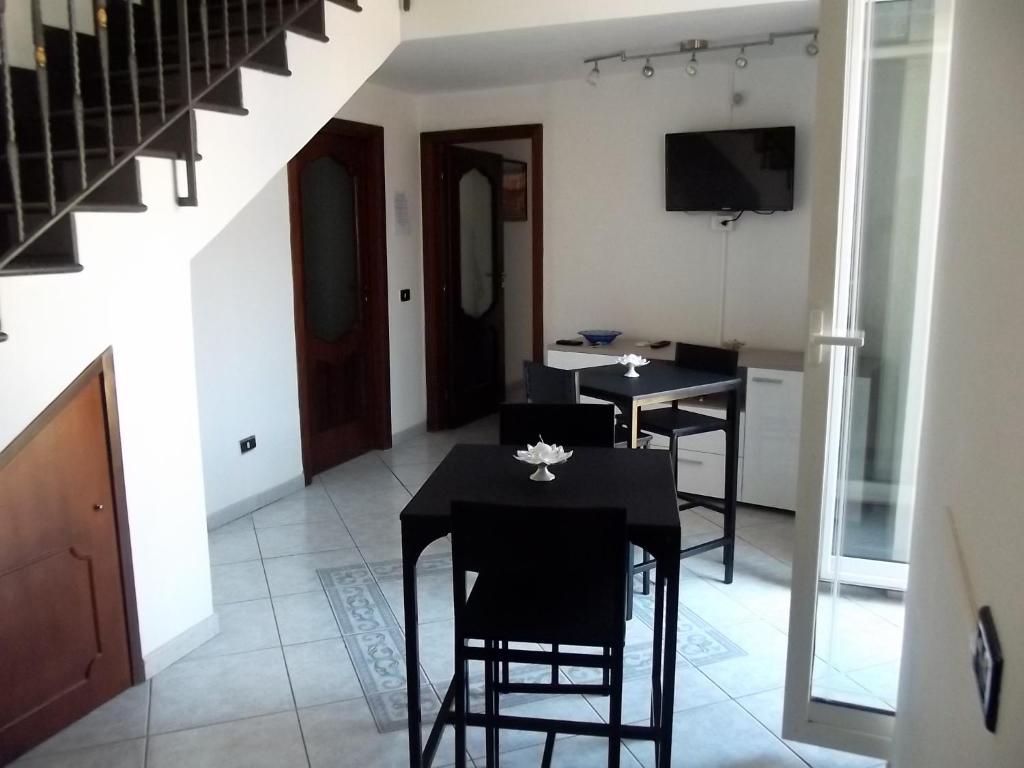 TV a/nebo společenská místnost v ubytování B&B del Mare