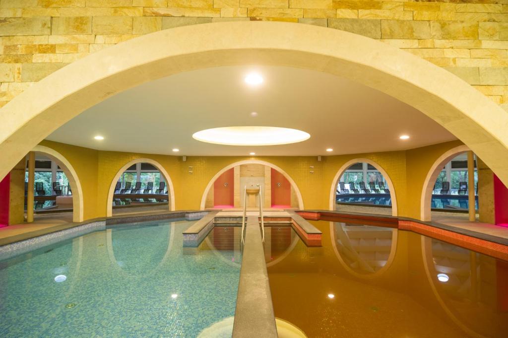 Aquaticum Debrecen Termal & Wellness Hotel tesisinde veya buraya yakın yüzme havuzu