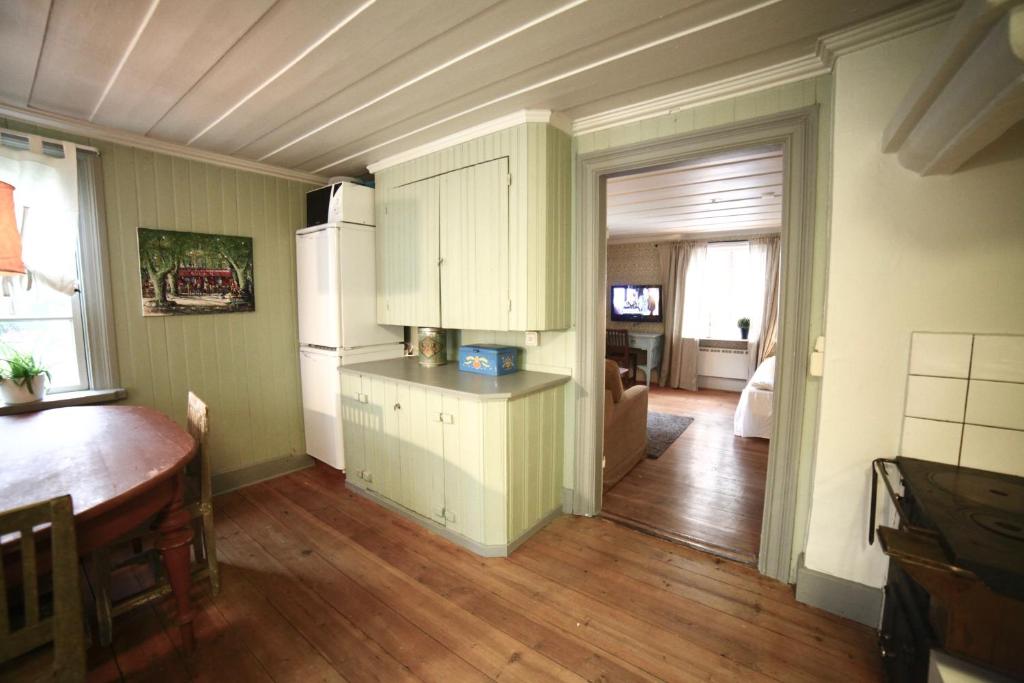 Kuchyň nebo kuchyňský kout v ubytování Prästgatanett Apartments