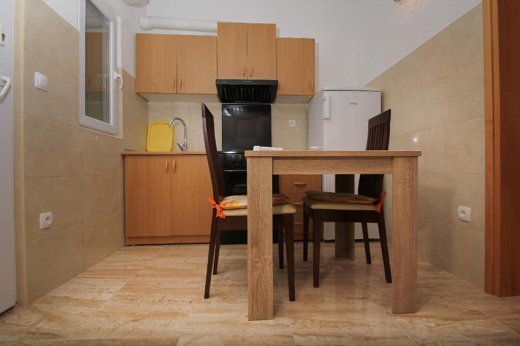 Kuchyň nebo kuchyňský kout v ubytování Apartment Hello Kitty