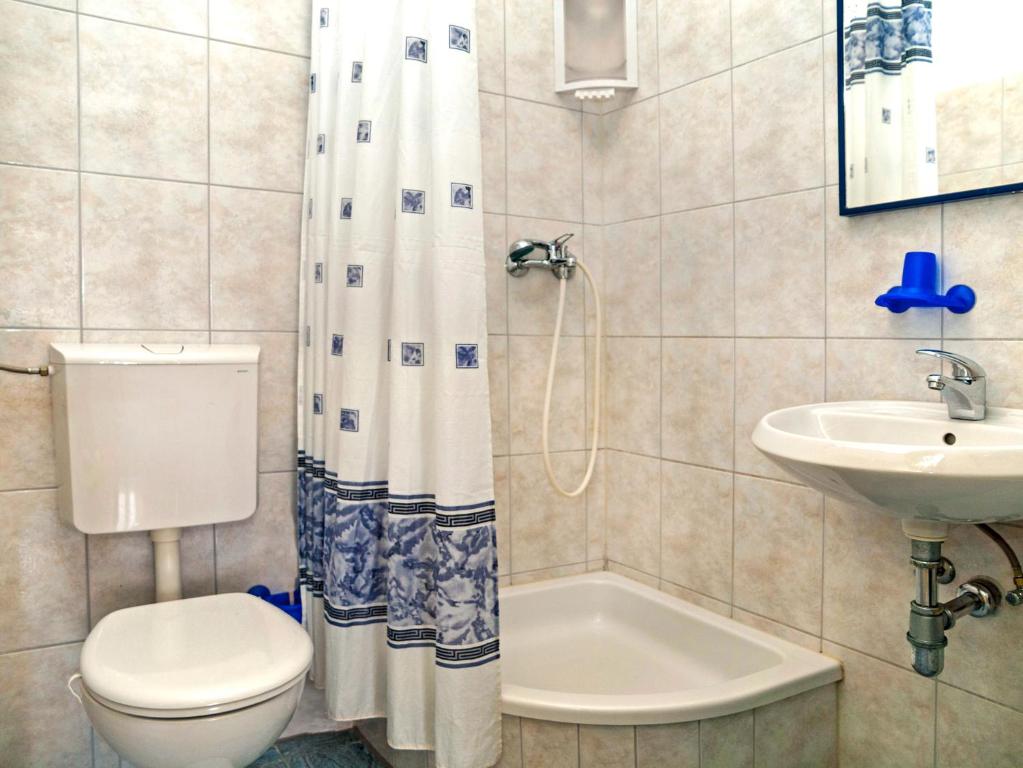 Koupelna v ubytování Apartmani Ines