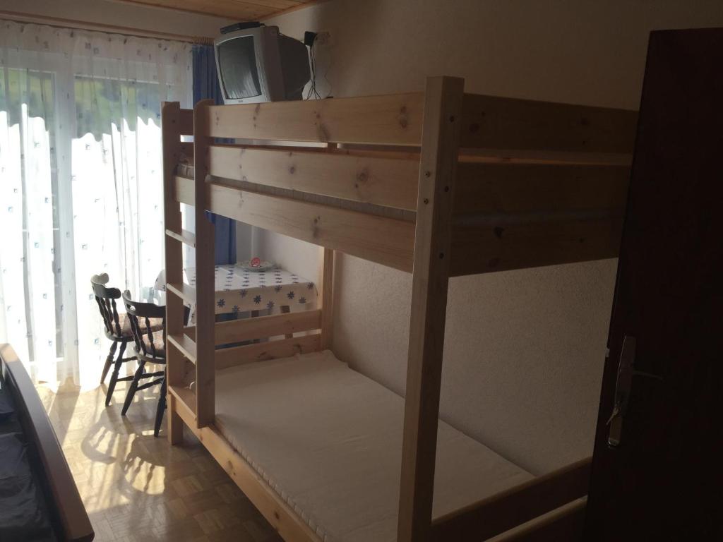 Postel nebo postele na pokoji v ubytování Haus Heimo