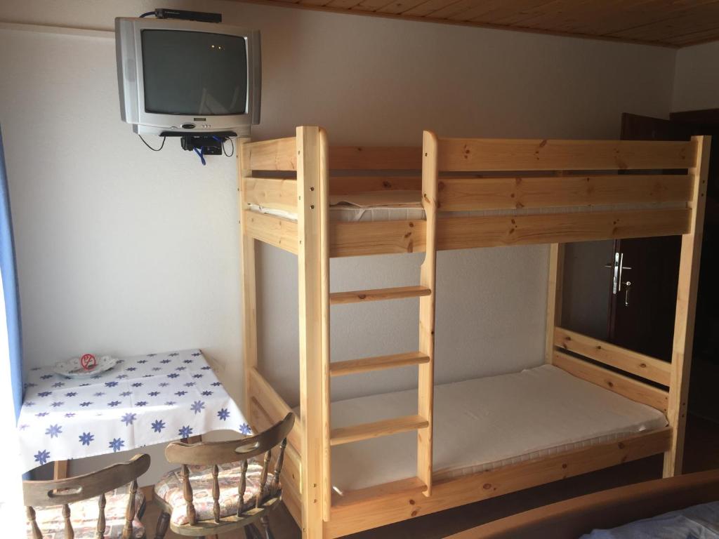 Postel nebo postele na pokoji v ubytování Haus Heimo
