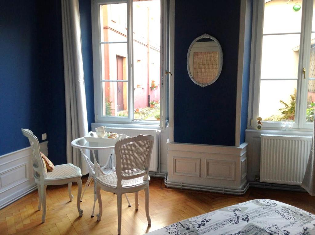 Posezení v ubytování B&B La Clé d'Alsace
