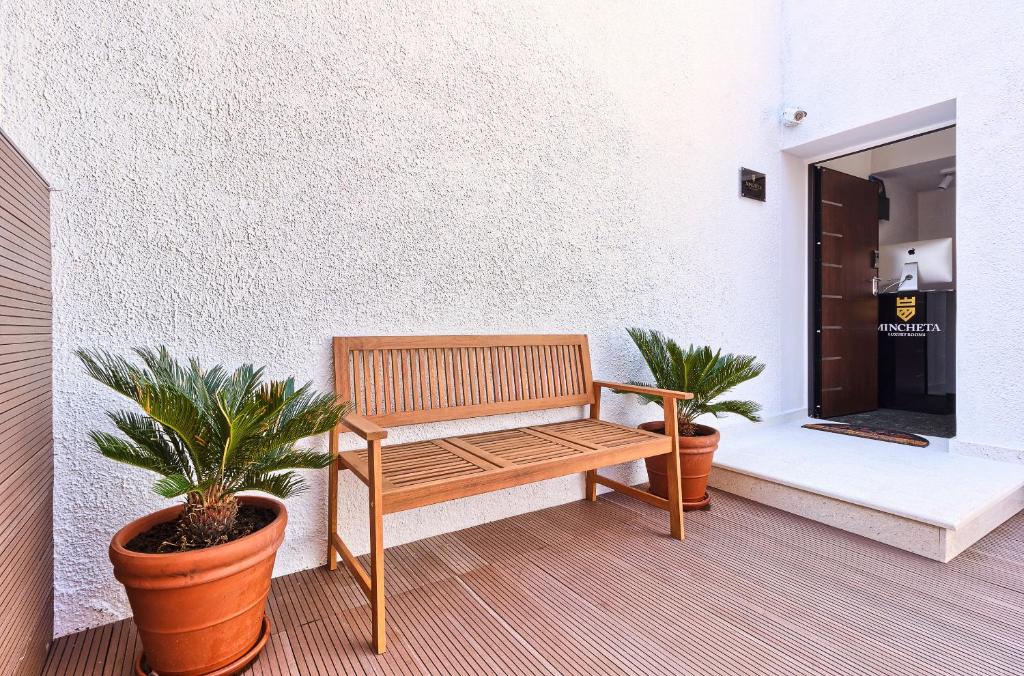 Posezení v ubytování Mincheta - Luxury Rooms