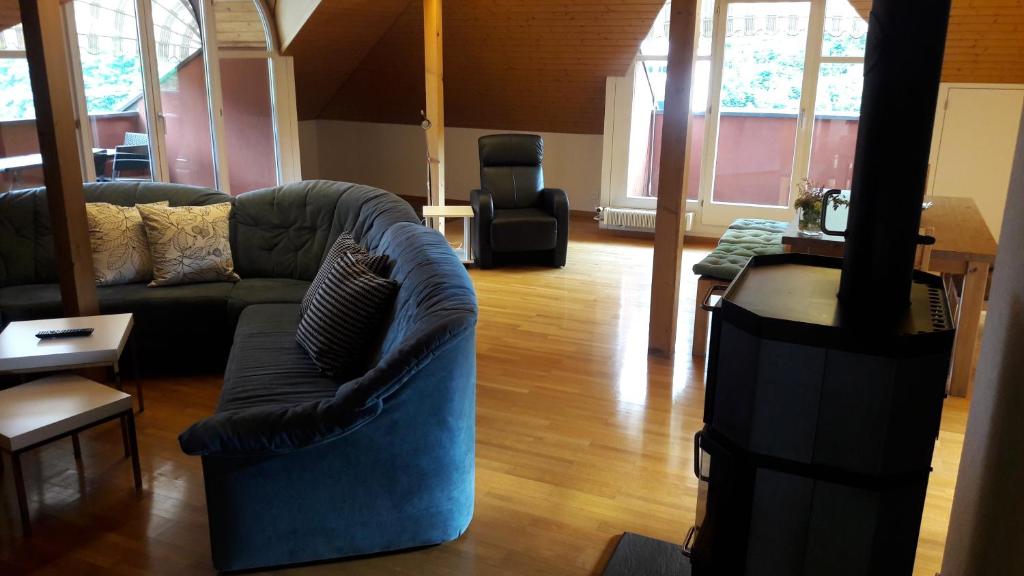Posezení v ubytování Waldhotel Unspunnen