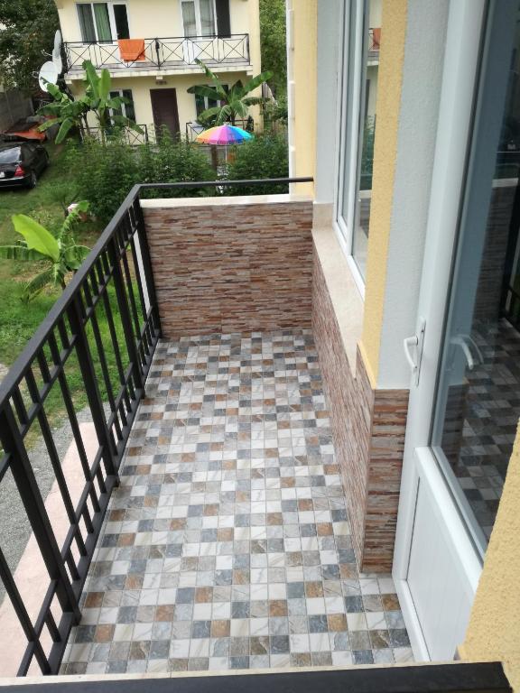 Balkón nebo terasa v ubytování Shekvetili+