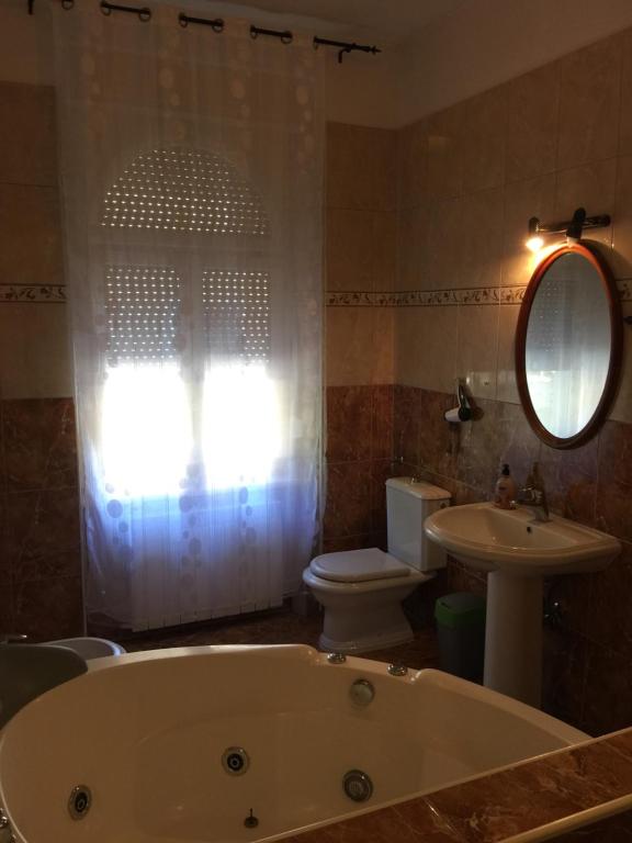 Koupelna v ubytování Rooms Portorose Center