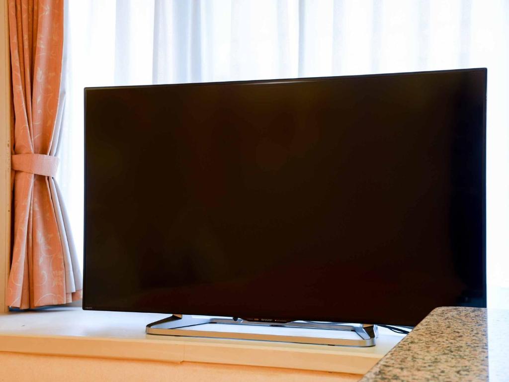 TV a/nebo společenská místnost v ubytování Kobe Sannomiya Union Hotel