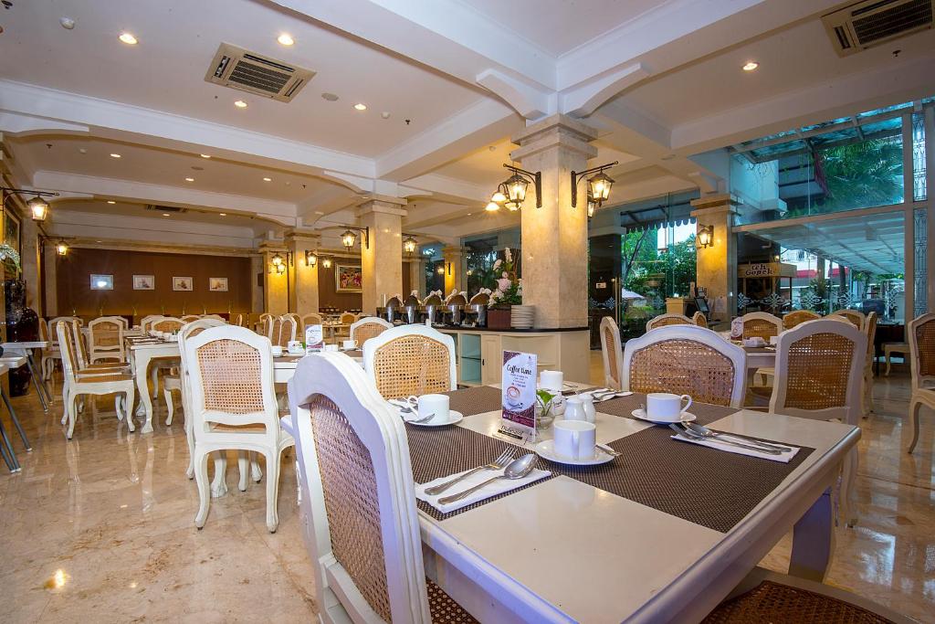 Restaurace v ubytování Gallery Prawirotaman Hotel