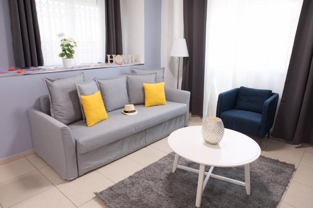 Posezení v ubytování Sweethome26 JERUSALEM CENTER 6PERS
