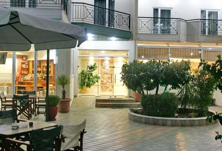 Budova, kde se aparthotel nachází