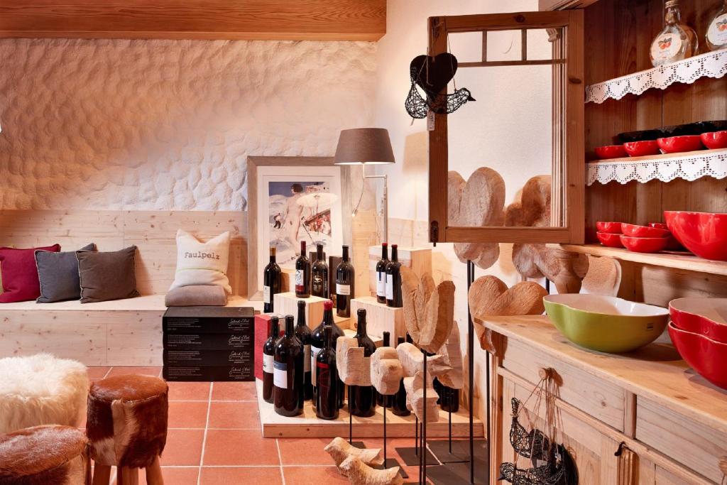 Nápoje v ubytování der grüne Baum Mountain Boutique Hotel