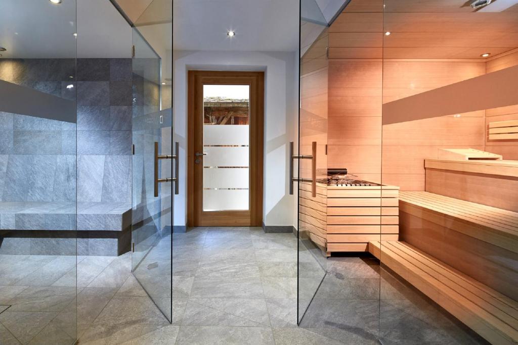 Koupelna v ubytování der grüne Baum Mountain Boutique Hotel